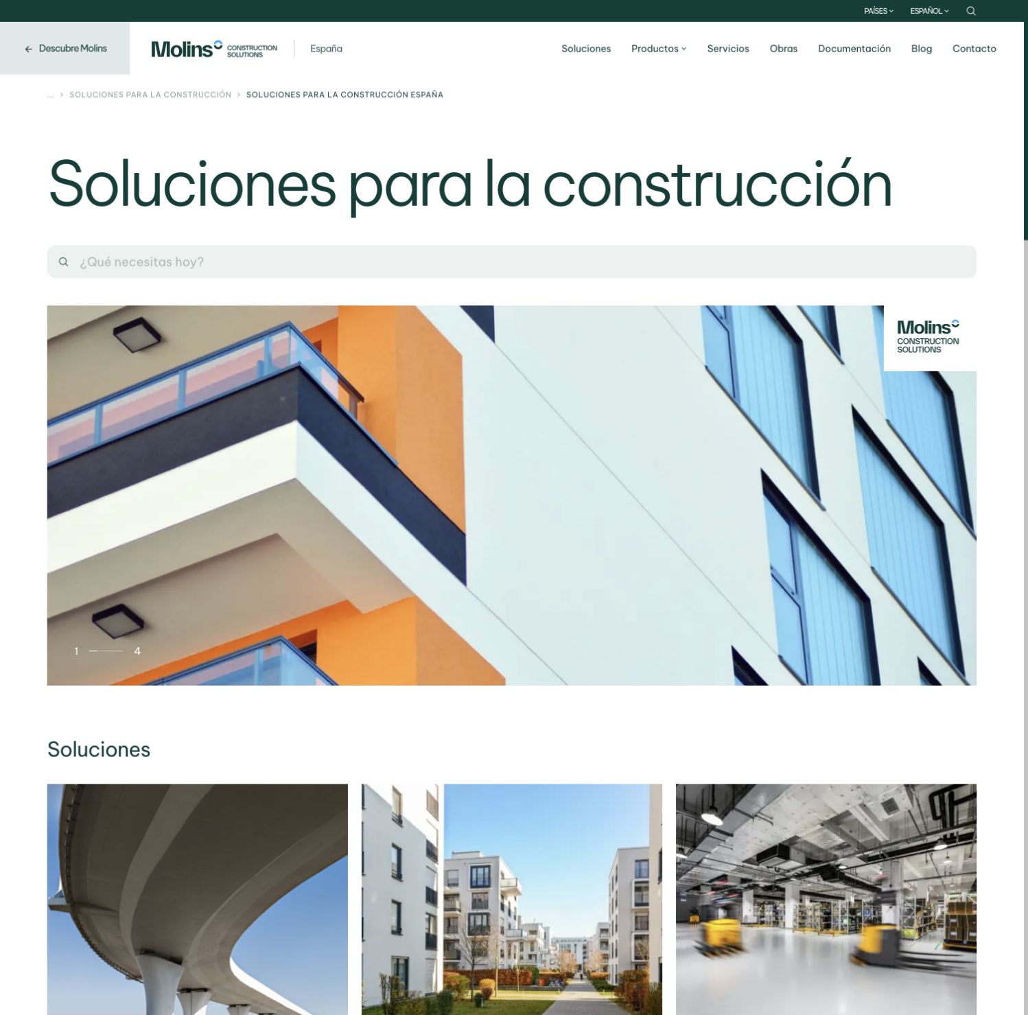Home de Molins Construction Solutions